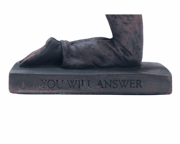 Sculptură Called to pray woman - imagine 5