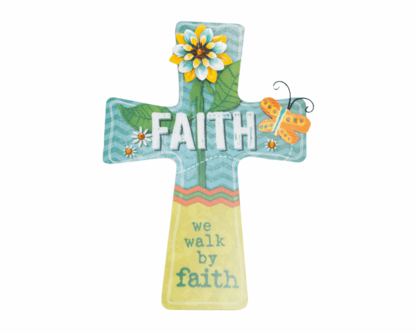 Cruce decorativă Walk by Faith