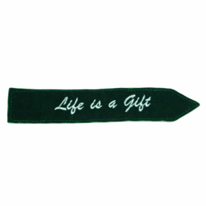 Green Bookmark - Life is a Gift
